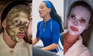Trzy celebrytki w maskach na twarzach. Jedna w złotej, druga podczas biegu, trzecia w białej. Internauci wytykają najczęstsze błędy wychowawcze celebrytów.