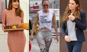 Anna Lewandowska z ciastem, Jennifer Lopez w sportowym stroju i Kate Middleton w marynarce – poznaj sekrety diety aktorek przed wyjściem na czerwony dywan.