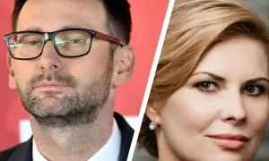 Daniel Obajtek z żoną i dziećmi.