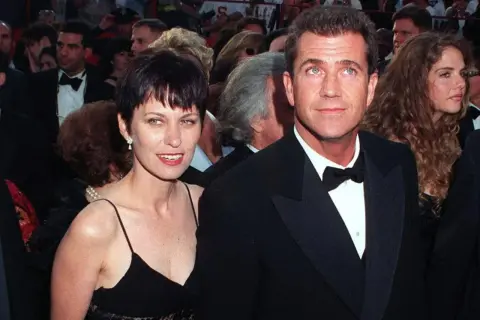 Mel Gibson i jego żona Robyn, która wygrała sprawę w sądzie o podział majątku po głośnym rozwodzie, na gali.