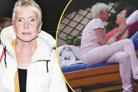 Ewa Błaszczyk z synem, który jest niepełnosprawny. Aktorka opiekuje się nim z miłością, mimo że córka Ewy Błaszczyk nie żyje.