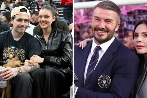 Brooklyn i Nicola Peltz Beckham na meczu, a David i Victoria Beckham w garniturach. Czy to początek konfliktu, dlaczego popularna para celebrytów kłóci się o opiekę nad dzieckiem?