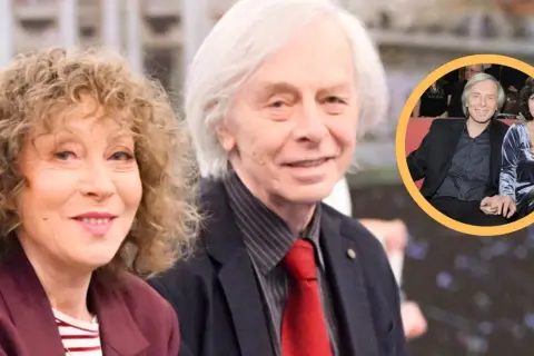 Alicja Majewska z mężem i dziećmi? Na zdjęciu wokalistka z Jerzym Połomskim. W okręgu para, ale czy to jej rodzina?