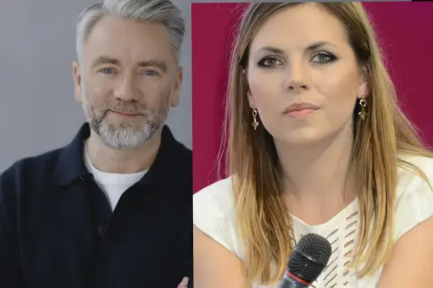 Kuba Badach i jego pierwsza żona, z którą dzielił scenę.