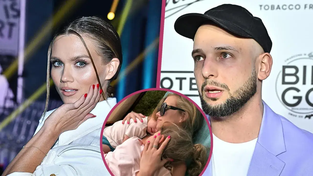 Kaczorowska i Pela: uśmiechnięta mama z dziećmi i zamyślony raper.
