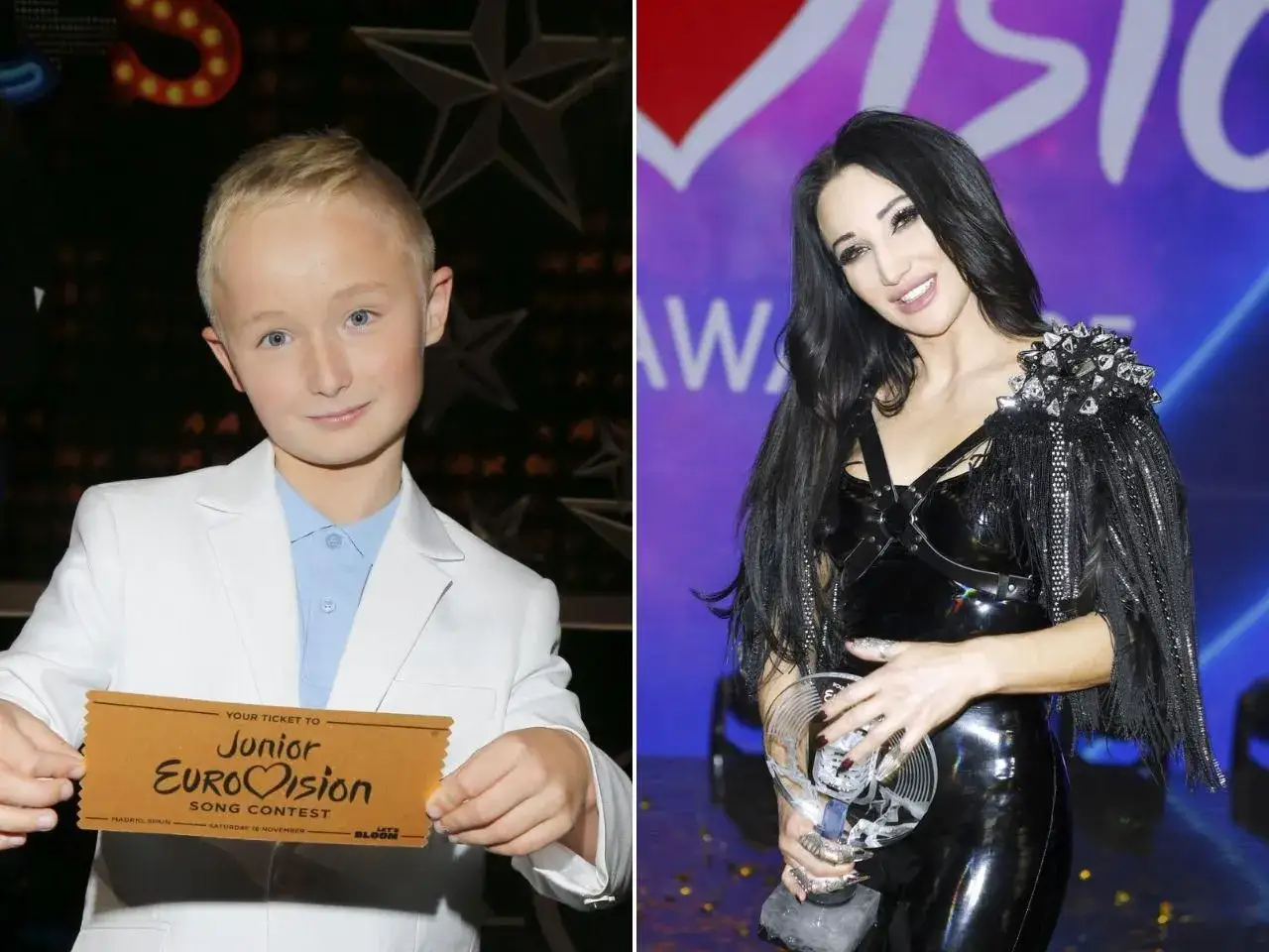 Chłopiec z biletem na Eurowizję Junior i piosenkarka z pucharem. Dlaczego znana piosenkarka zabrała dziecko w trasę koncertową po Polsce?