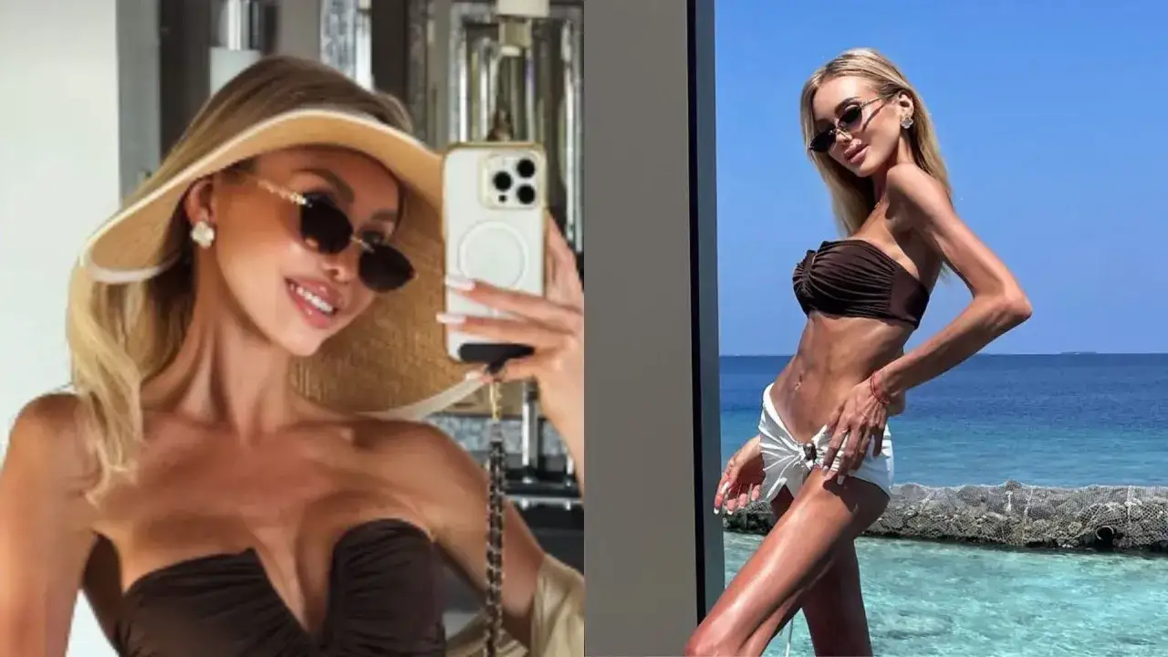 Fani martwią się o wygląd celebrytki po ostatnim wyjściu. Na zdjęciach widać jej szczupłą sylwetkę w bikini na tle błękitnego morza.