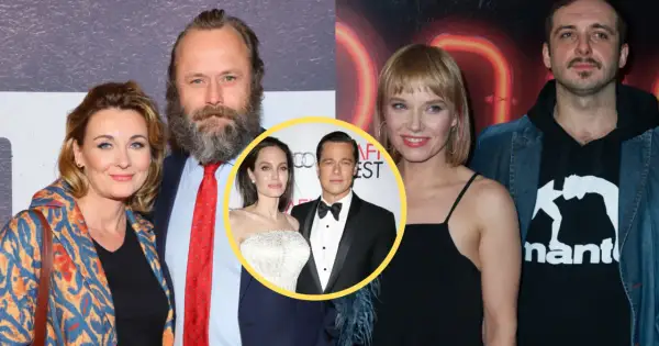 Prawdziwe powody posłania dzieci celebrytów do szkół za granicę? Na zdjęciu Angelina Jolie i Brad Pitt, a obok polskie gwiazdy.