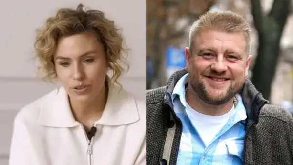 Kobieta z kręconymi włosami i mężczyzna z brodą, być może w kontekście rozstania Tomasza Jakubiak.